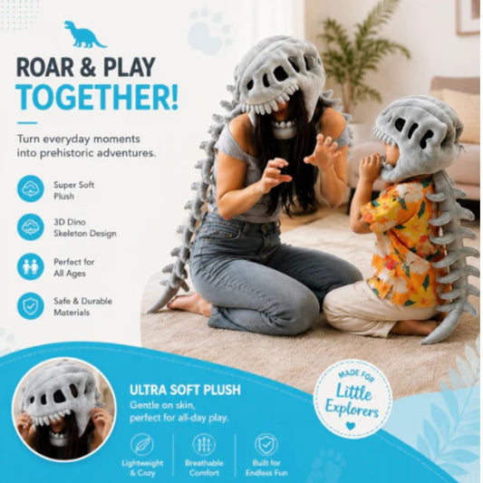 KOKOSO 3D DINASAUR SKELETON COSTUME
